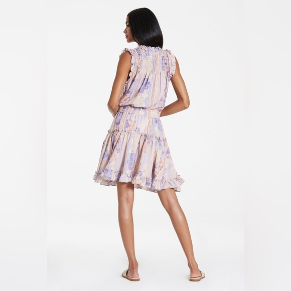 Dear John MELODIE TIERED RUFFLE Southwest Meadow DRESS Size S - Picture 2 of 11